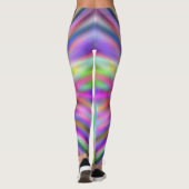 Irisierende Chrom-Blöcke Leggings (Rückseite)