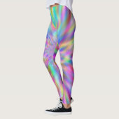 Irisierende Chrom-Blöcke Leggings (Links)