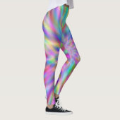 Irisierende Chrom-Blöcke Leggings (Rechts)