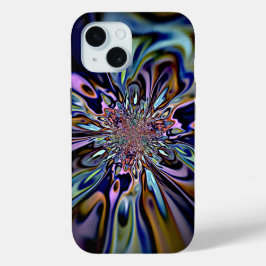 Irisierende Energiefliess-Fraktal-Kunst Case-Mate iPhone Hülle