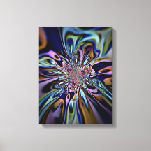 Irisierende Energiefluss-Fraktal-Kunst