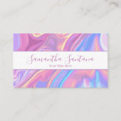 Irisierende Farbe Visitenkarte (Vorderseite)