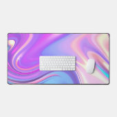 Irisierende flüssige Bewegung Schreibtischunterlage (Tastatur & Maus)