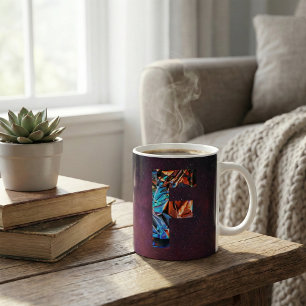 Irisierende Galaxie: Kosmischer holografischer Buc Kaffeetasse