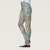 Irisierende Gesteinsstruktur Leggings (Links)