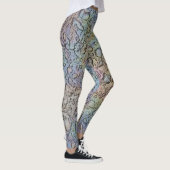 Irisierende Gesteinsstruktur Leggings (Rechts)