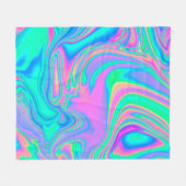 Irisierende holografische holografische Struktur a Fleecedecke (Vorderseite (Horizontal))