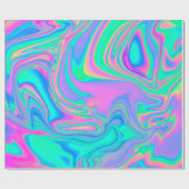 Irisierende holografische holografische Struktur a Geschenkpapier (Flach)