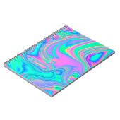 Irisierende holografische holografische Struktur a Notizblock (Linke Seite)