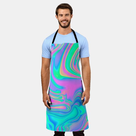 Irisierende holografische holografische Struktur a Schürze (Getragen)