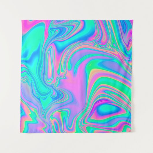 Irisierende holografische holografische Struktur a Wandteppich (Vorderseite (Horizontal))