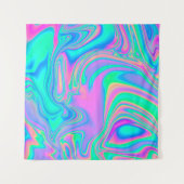 Irisierende holografische holografische Struktur a Wandteppich (Vorderseite (Horizontal))