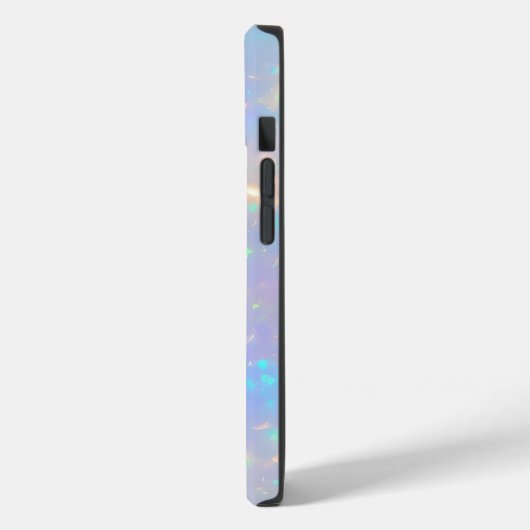 Irisierende Imitate Opal mit benutzerdefinierbarem Case-Mate iPhone Hülle (Rückseite / Links)