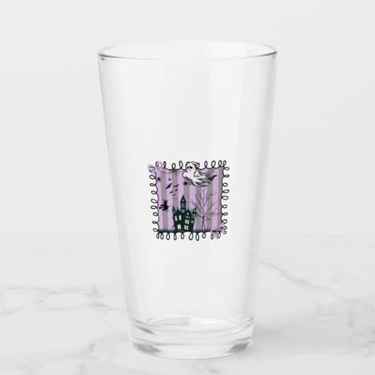 Irisierende Kokette Halloween Glas (Vorderseite)