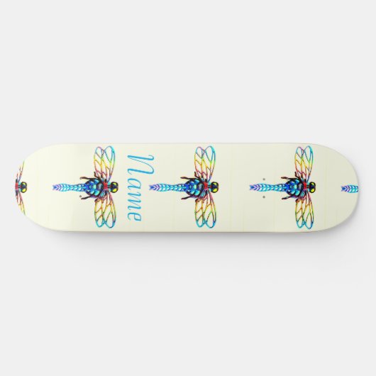 Irisierende Libelle Thunder_Cove Skateboard (Horizontal)