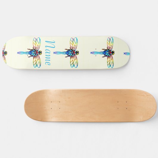 Irisierende Libelle Thunder_Cove Skateboard (Horizontal)