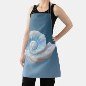 Irisierende Nautilus-Schnecken-Spirale Schürze (InSitu)