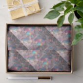Irisierende perlmuttfarbene falsche Roségold-Decou Seidenpapier (Geschenk)