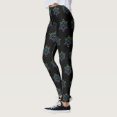 Irisierende Schneeflocke Leggings (Links)