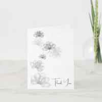 Irisierende Silberne Blume für Beileid Danke