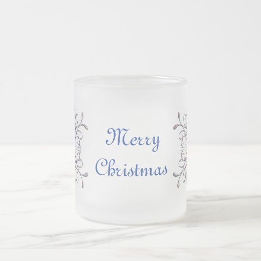 Irisierende Snowflake-Tasse Mattglastasse (Mittel)