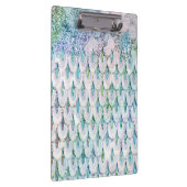 Irisierender aquamariner Glitzer Meerjungfische Klemmbrett (Rechts)