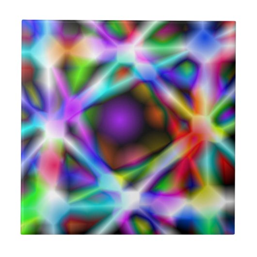 Irisierender Chrome Fünf Fliese (Vorderseite)