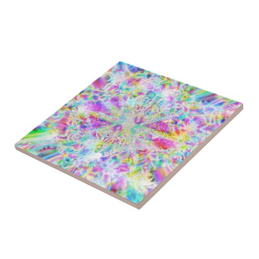 Irisierender Chrome Seven Fliese (Seite)