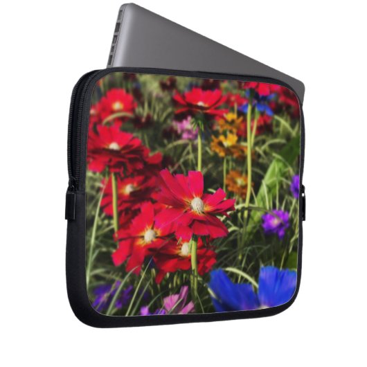 Irisierender Frühlingsschläfer Laptopschutzhülle (Vorne Rechts)