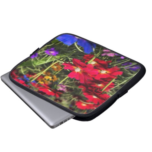 Irisierender Frühlingsschläfer Laptopschutzhülle (Vorne Knopf)