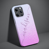 Irisierender Girl Pink Shimmer Personalisierter Na Case-Mate iPhone Hülle
