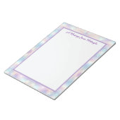 Irisierender Glitter Notizblock (angewinkelt)