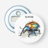 Irisierender Käfer in Wasserfarbe, nach Maß Flaschenöffner (Vorderseite)