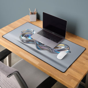 irisierender Metallstrom Schreibtischunterlage