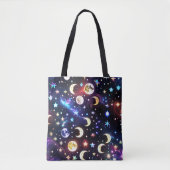 Irisierender Mondstein-Opal-Lunarphasen Tasche (Vorderseite)