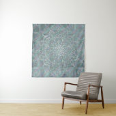 Irisierender Schimmer Mandala Boho Chic Wandteppich (Beispiel (Horizontal))
