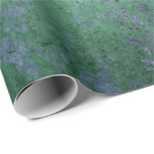 Irisierender Vintager Damaskus-Schmetterling Geschenkpapier (Rolleneckpunkt)