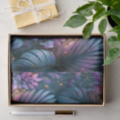 Irisierendes Blutherz Botanisches Decoupage Seidenpapier (Geschenk)
