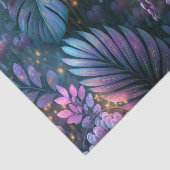 Irisierendes Blutherz Botanisches Decoupage Seidenpapier (Ausschnitt)