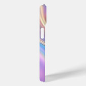 Irisierendes Design, klassisches, tiefblaues Text- Case-Mate iPhone Hülle (Rückseite / Rechts)