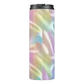 Irisierendes Design, Lila Skriptname Thermosbecher (Rückseite)