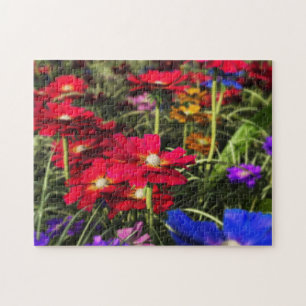 Irisierendes Frühlingspuzzle Puzzle