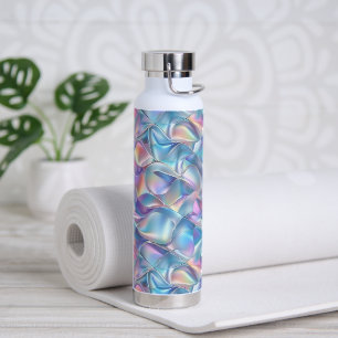 Irisierendes Metall 6 Geometrisch Trinkflasche