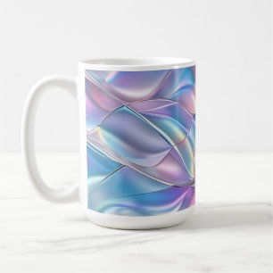 Irisierendes Metallisches 6 Geometrisches Kaffeetasse