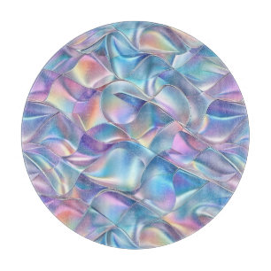 Irisierendes Metallisches 6 Geometrisches Schneidebrett