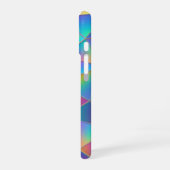 Irisierendes Polygon iPhone 16 Hülle (Linke Seite)