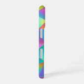 Irisierendes Polygon iPhone 16 Hülle (Rechte Seite)