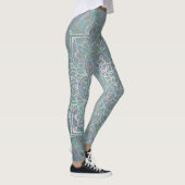 Irisierendes Schimmer Mandala Boho Chic Leggings (Rechts)