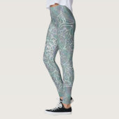 Irisierendes Schimmer Mandala Boho Chic Leggings (Links)