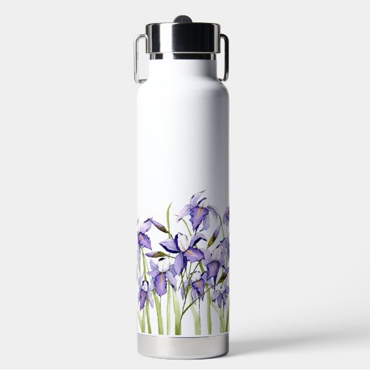 Irisisolierte Wasserflasche Trinkflasche (Vorderseite)